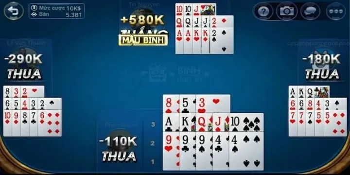 Bật mí chi tiết luật chơi Mậu Binh cho tân binh